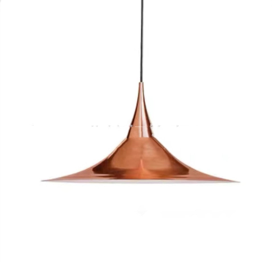 Colourful UFO Disc Pendant Light / Gold / 30x30x15CM
