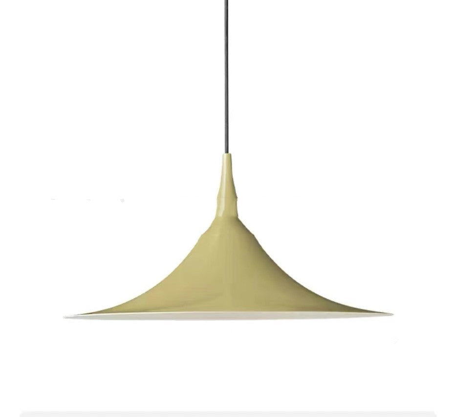 Colourful UFO Disc Pendant Light / Gold / 47x47x23cm