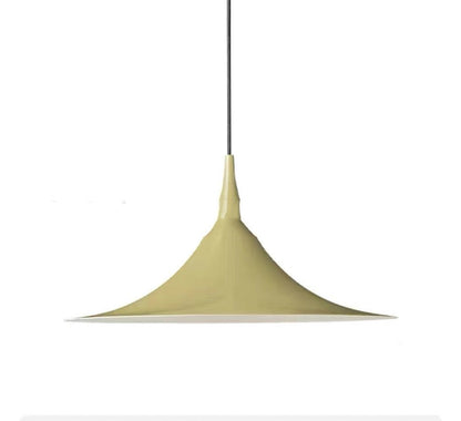 Colourful UFO Disc Pendant Light / Gold / 47x47x23cm