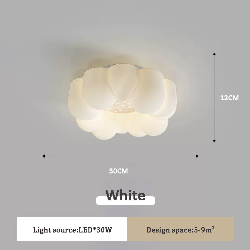 Pumpkin Cloud Three-Colour Ceiling Light / Type A 40CM All White / Three Colors