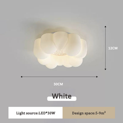 Pumpkin Cloud Three-Colour Ceiling Light / Type A 40CM All White / Three Colors