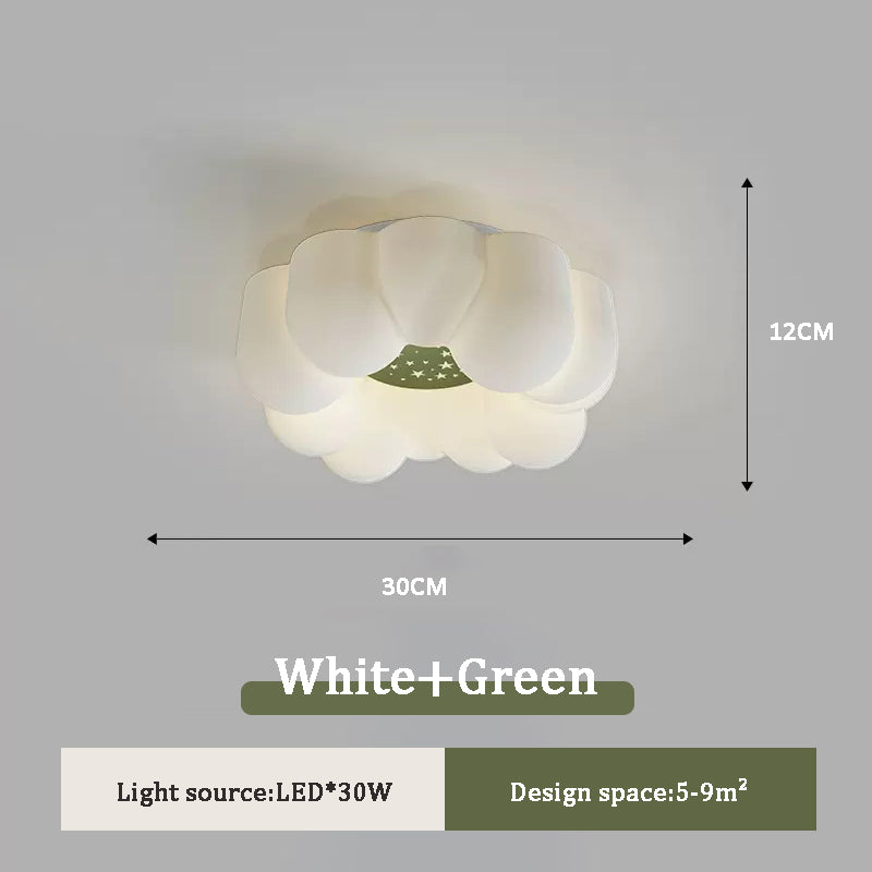 Pumpkin Cloud Three-Colour Ceiling Light / Type B 50CM White And Green / Three Colors