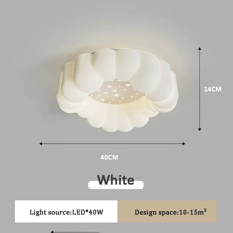 Pumpkin Cloud Three-Colour Ceiling Light / Type B 40CM White And Green / Three Colors